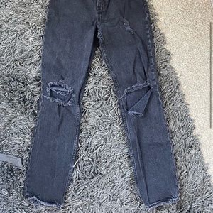 Abercrombie & Fitch Curve Love Ultra High Rise 90’s Straight Jeans
